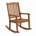 Outdoor Wooden Rocking Chair Acacia Brown